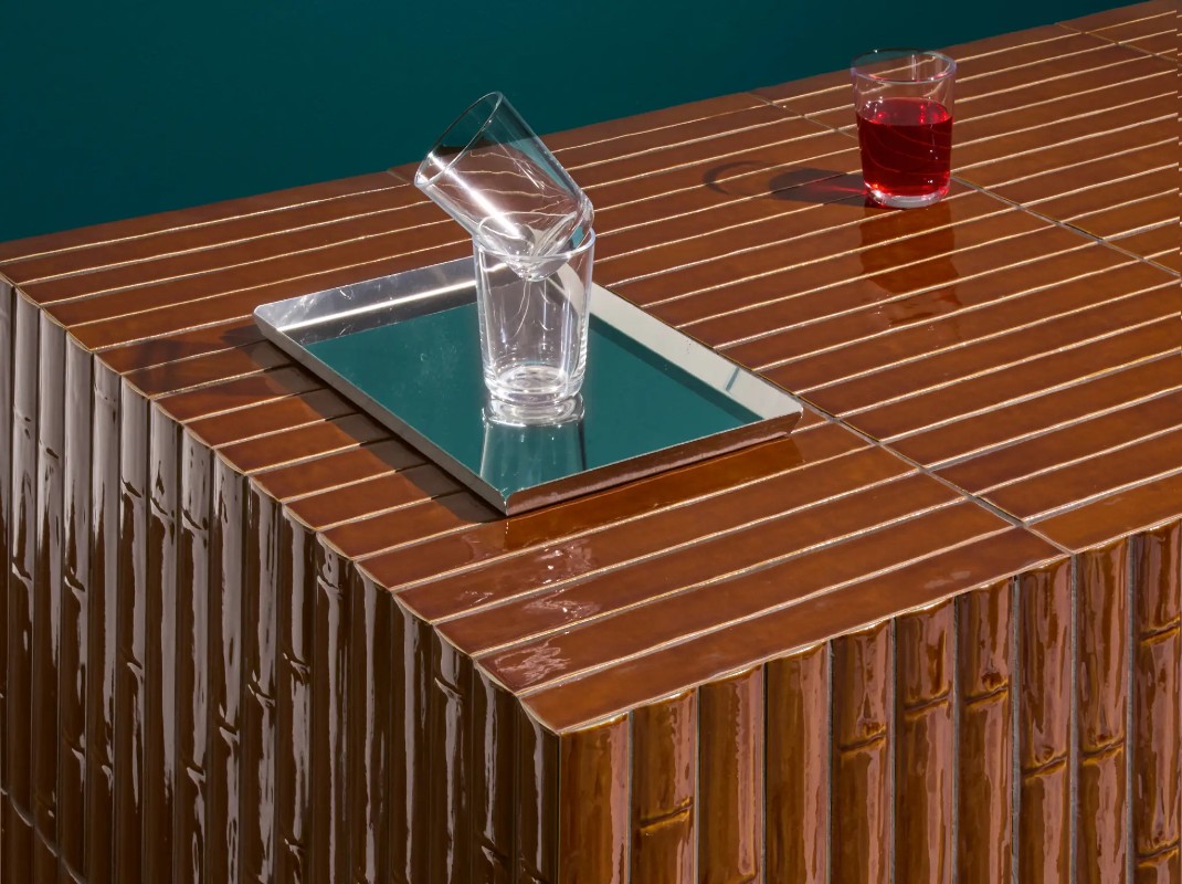 MILANO70 COGNAC wall tiles
